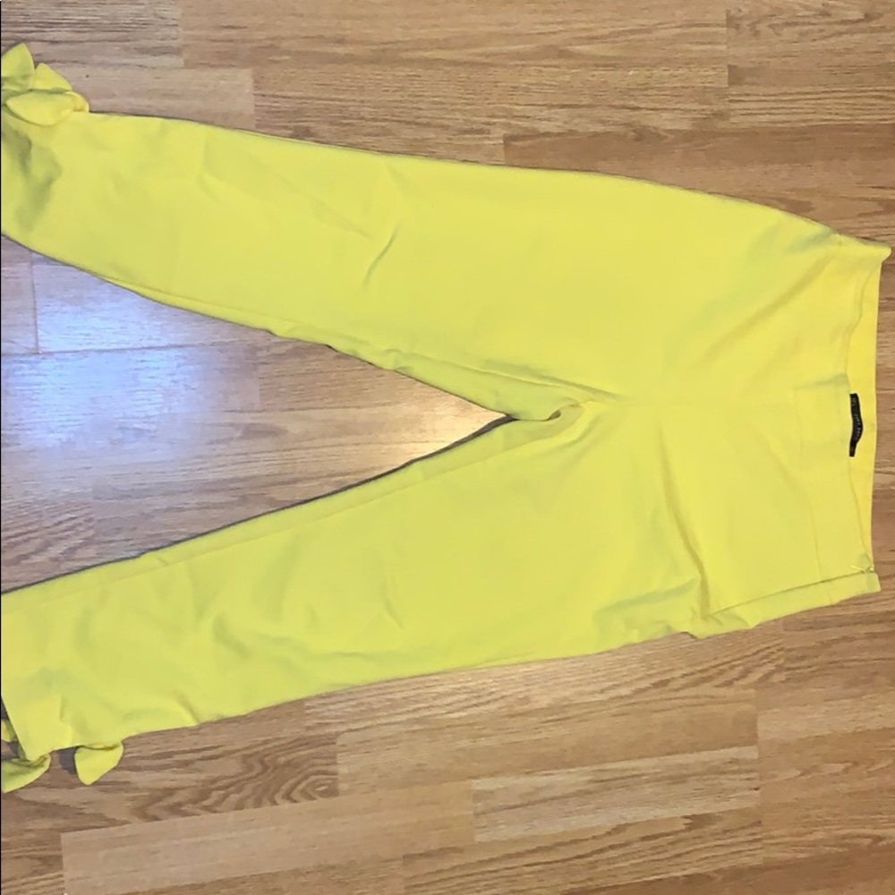 Zara Yellow Trousers
